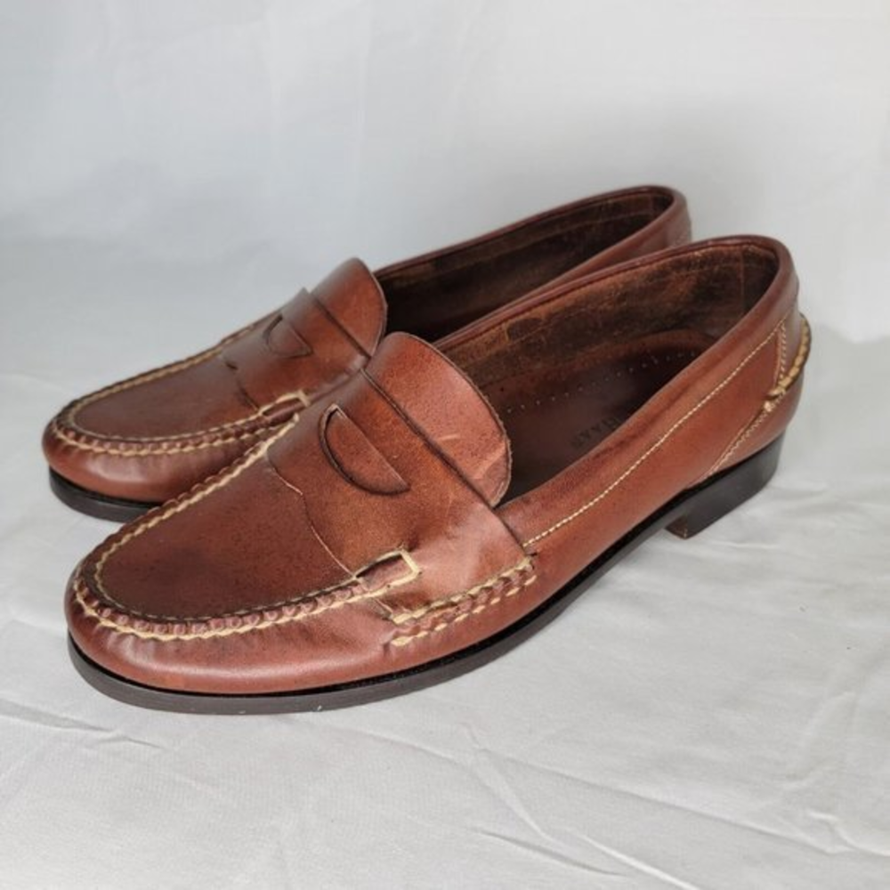Cole Haan loafer size 10 M made in Brazil Mens Brown Leather‎